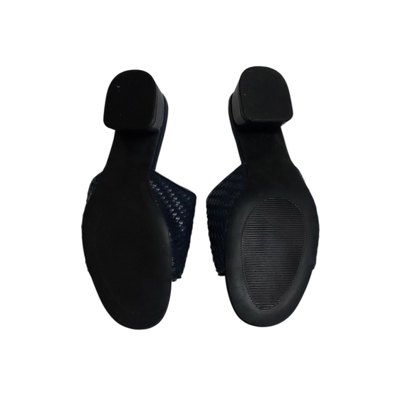 Ann Taylor Blue Mules Elegant Comfort - Picture 2 of 8